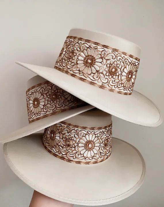 Boater Hat sofia in Ivory - Etsy | Etsy (US)