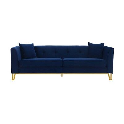 90" Everest Fabric Upholstered Sofa - Armen Living | Target