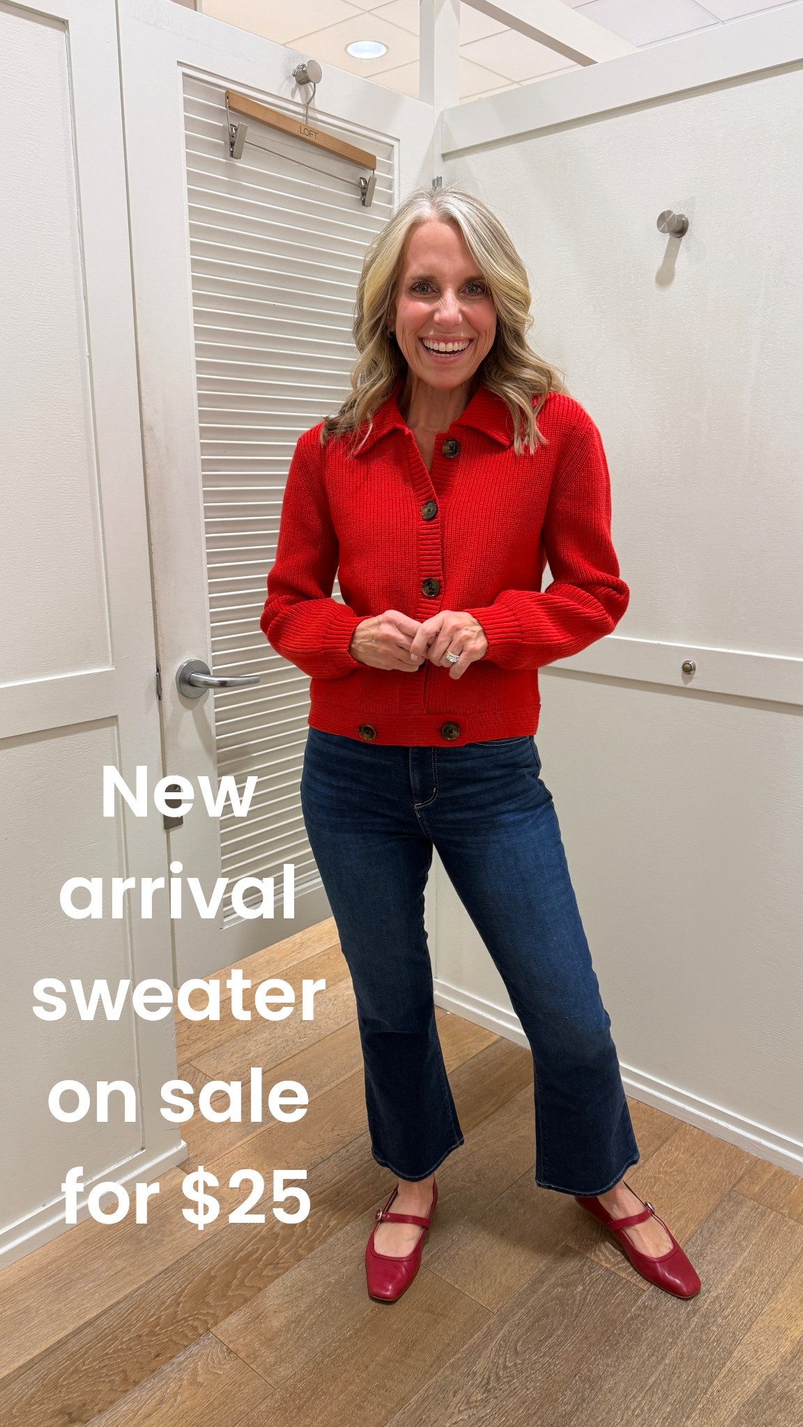 Wearing XS sweater and 26 jeans 

#LTKOver40 #LTKSaleAlert #LTKFindsUnder50