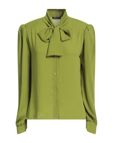 Cristinaeffe Woman Shirt Lime green Size XS Polyester | YOOX (US)