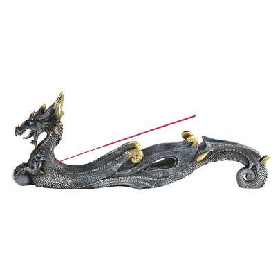 FC Design 12"W Black Dragon Incense Burner Figurine Statue Sculpture Ornament Decoration Home/Room Decor And Unique Gift Ideas For Housewarming, Holid | SHEIN