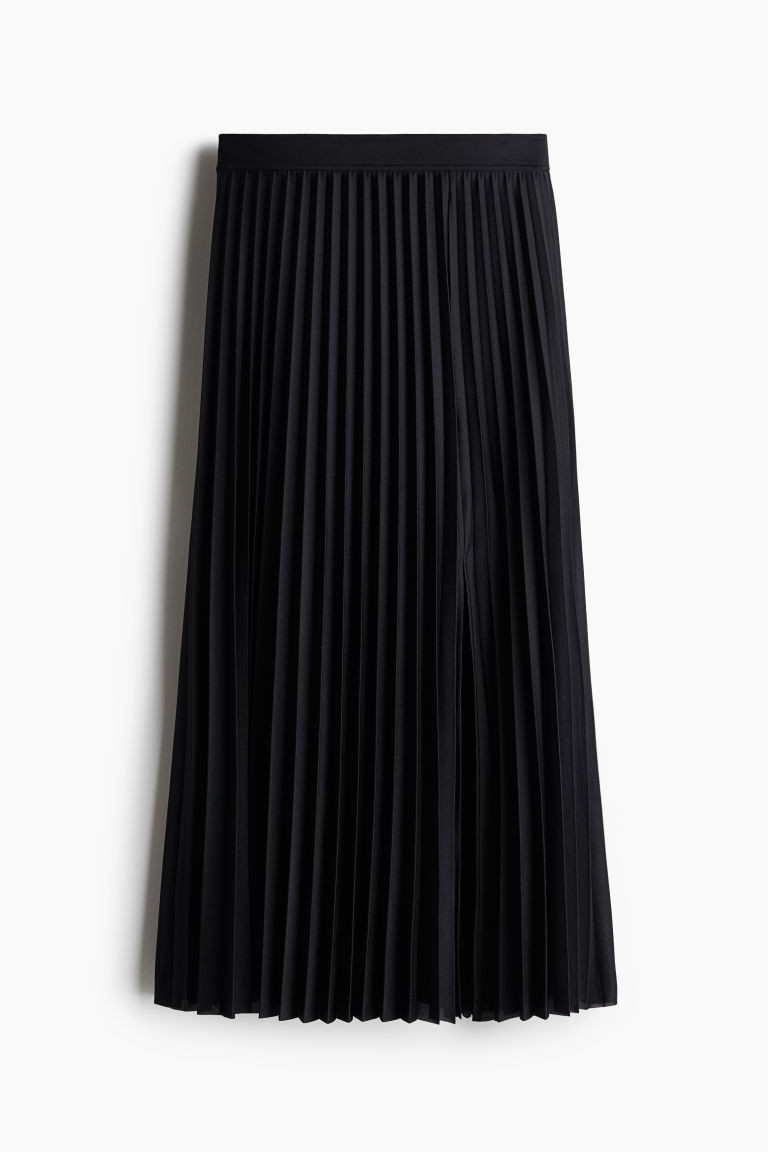 H & M - Pleated Skirt - Black | H&M (US + CA)