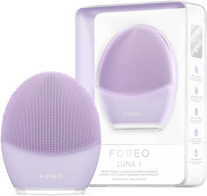 FOREO LUNA 3 Facial Cleansing Brush | Anti Aging Face Massager | Enhances Absorption of Facial Sk... | Amazon (US)
