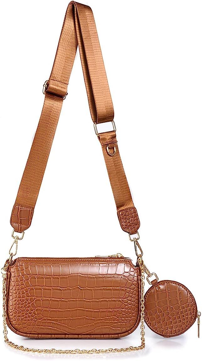 DOREAMALOE Shoulder Bag Retro Classic Purse Clutch Shoulder Tote HandBag with Zipper Closure for ... | Amazon (US)