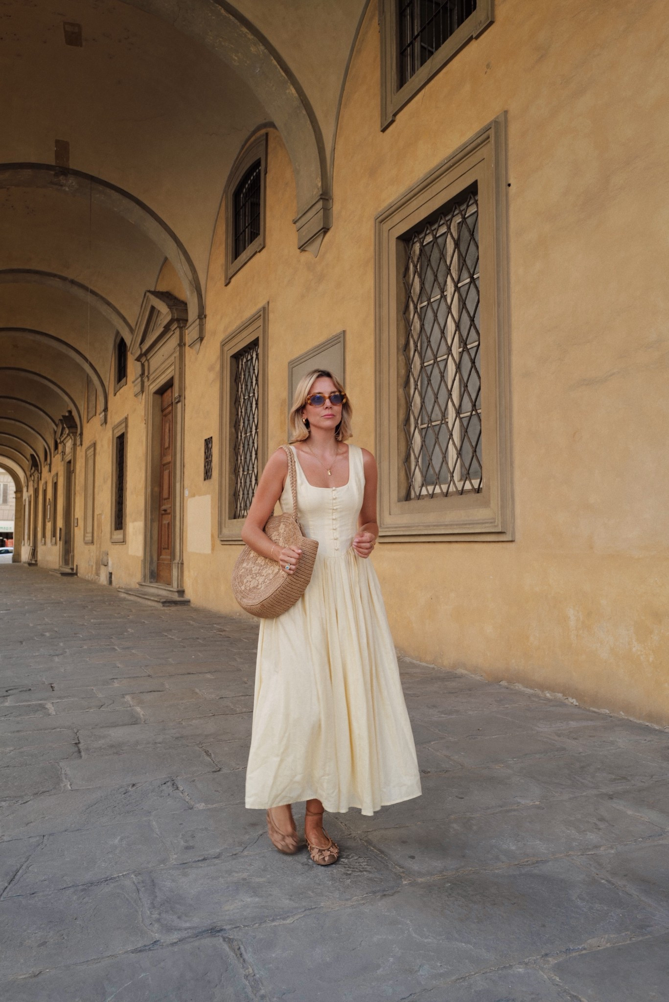 Butter yellow dress 
European summer outfit 
Summer dress 
Basket bag
Holiday dress 

#LTKeurope #LTKsummer #LTKuk