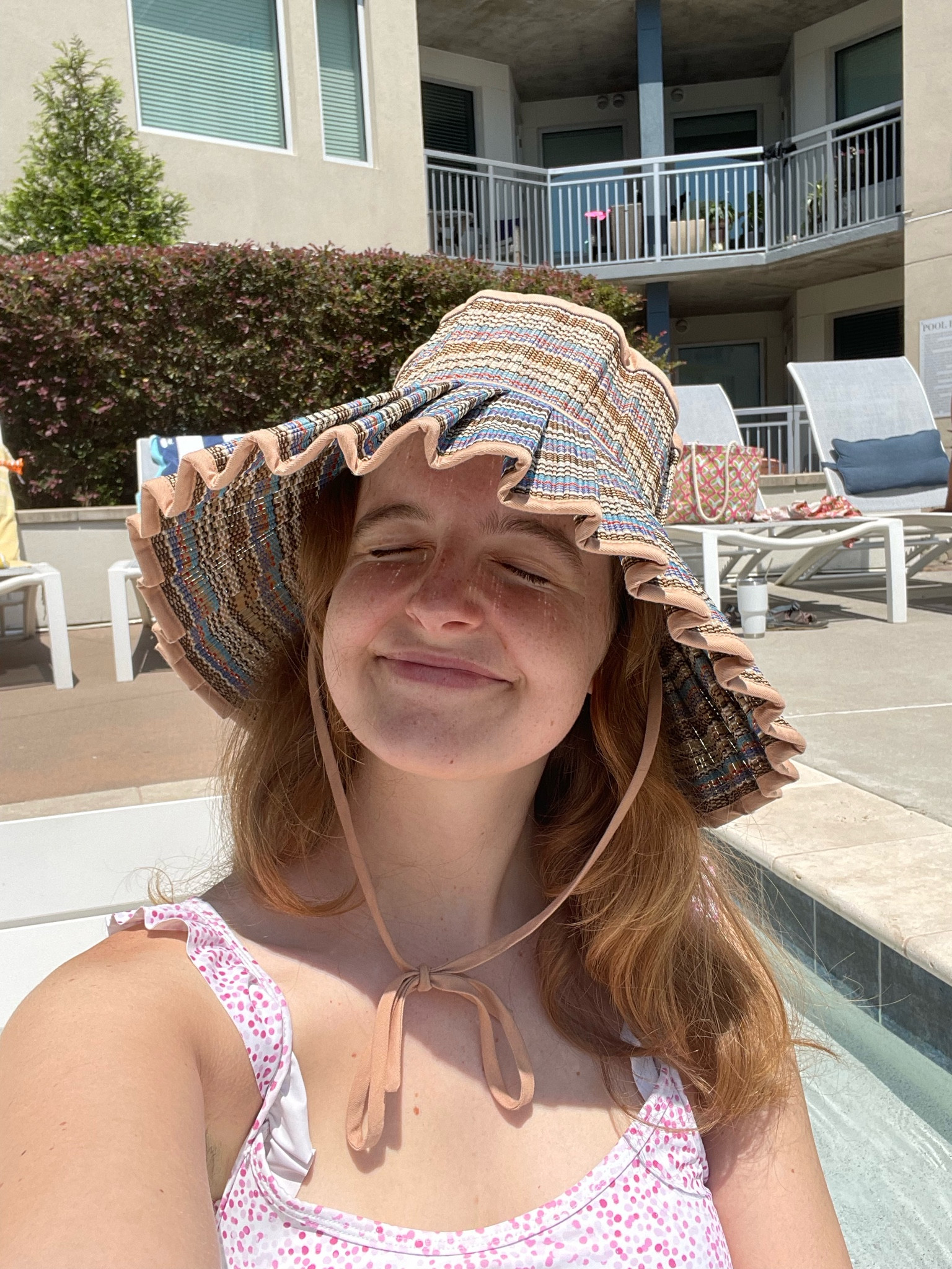 Happy favorite hat!!! It folds up to make it easy for packing :) / summer / sun hat / wide brim / swimwear / bucket 

#LTKTravel #LTKSwim #LTKFamily