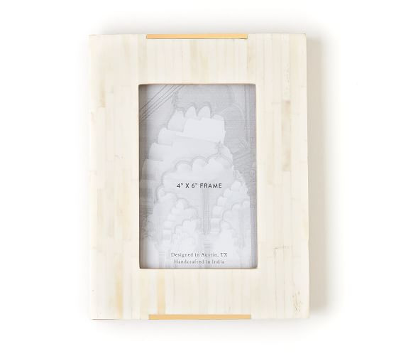 Saila Bone And Brass Frame | Pottery Barn (US)