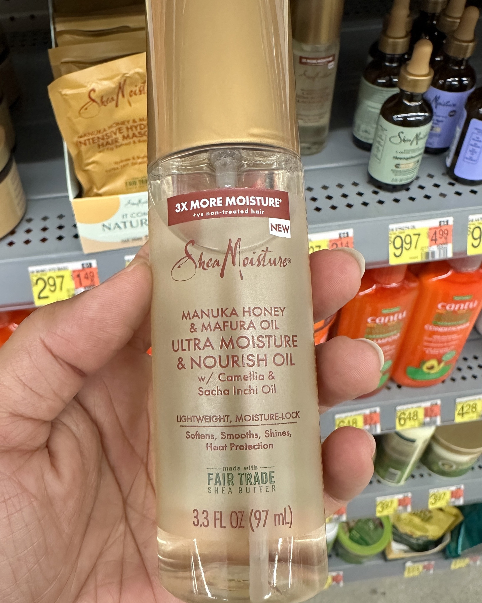 My hair has taken a beating this summer with the excessive sun, chlorine and salt water, so I’ve stocked up on products to get the moisture and strength back like these oils from Shea Moisture. Loving the shine and gloss it adds to my hair. Check it out and lmk if you love it too! 

Hair oil
Hair gloss
Natural hair
Colored hair
Curly hair products 

#LTKFindsUnder50 #LTKOver40 #LTKBeauty