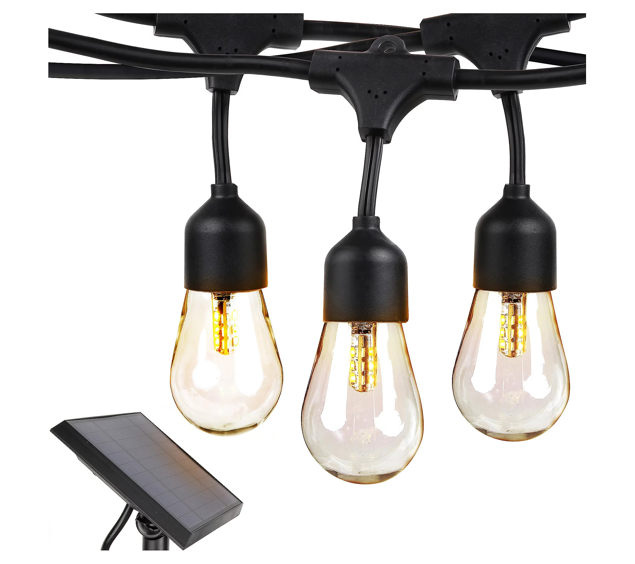 Brightech Ambience Pro Solar LED 1W 27Ft Hangin g String Lights | QVC