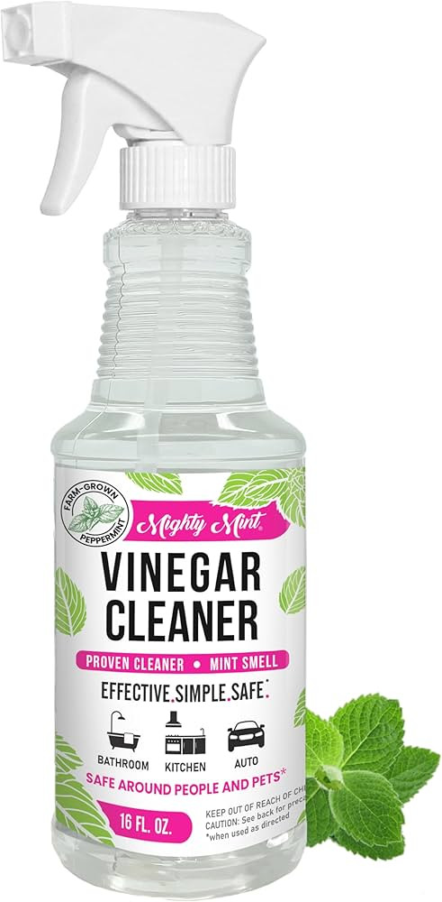 Mighty Mint Vinegar Cleaner, All-Purpose Spray, Spearmint Scent, 16oz | Amazon (US)