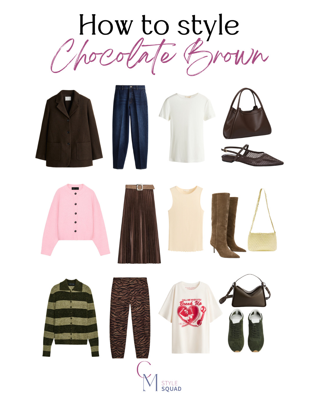 Styling Choc Brown! Shop our inspo from the Style Notes newsletter 

 #LTKaustralia #LTKstyletip #LTKautumn