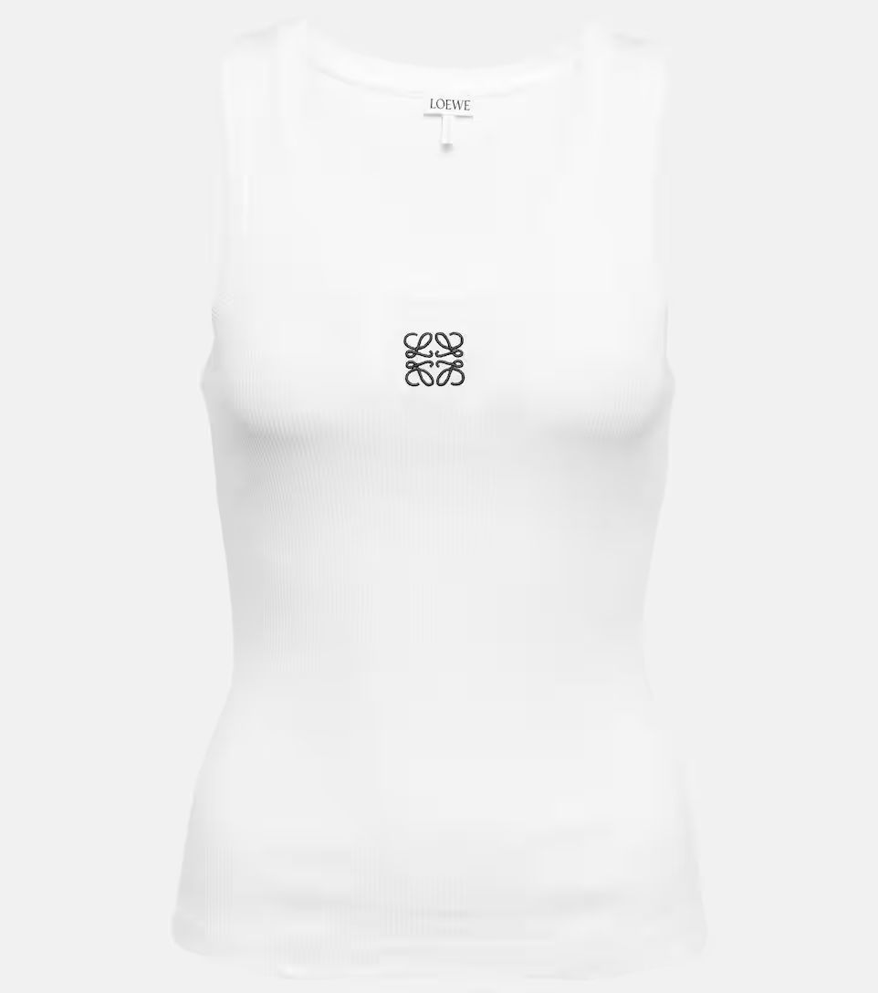 Anagram cotton-blend tank top | Mytheresa (US/CA)