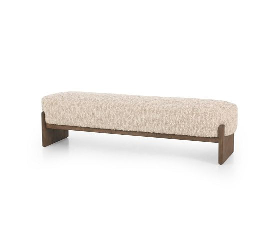 Solema Upholstered Accent Bench | Pottery Barn (US)