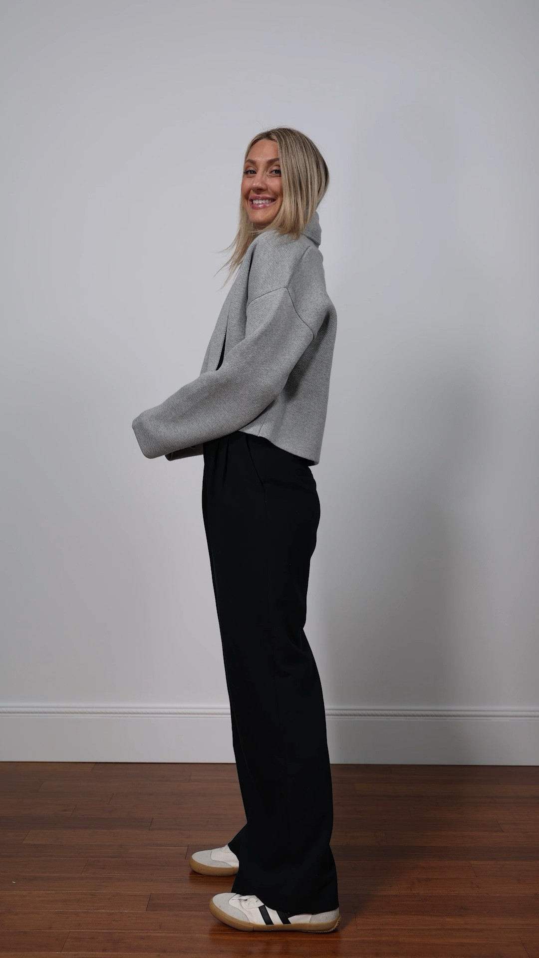 To me, trousers are a more sophisticated version of leggings. They’re super comfortable, you can dress them up, dress them down, casual, sporty, chic, ect, there are so many ways to wear them! I bought these last year and they’ve been a staple in my wardrobe! You will love them!! 

Wearing my true size trousers and small top 

#LTKSeasonal #LTKStyleTip #LTKVideo