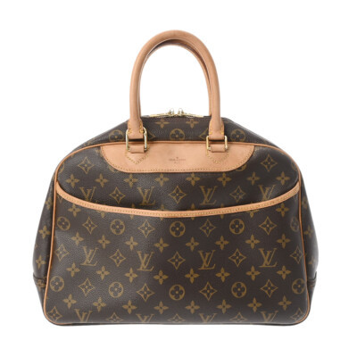 LOUIS VUITTON Monogram Deauville Brown M47270 hand bag 800000122559000 | eBay US