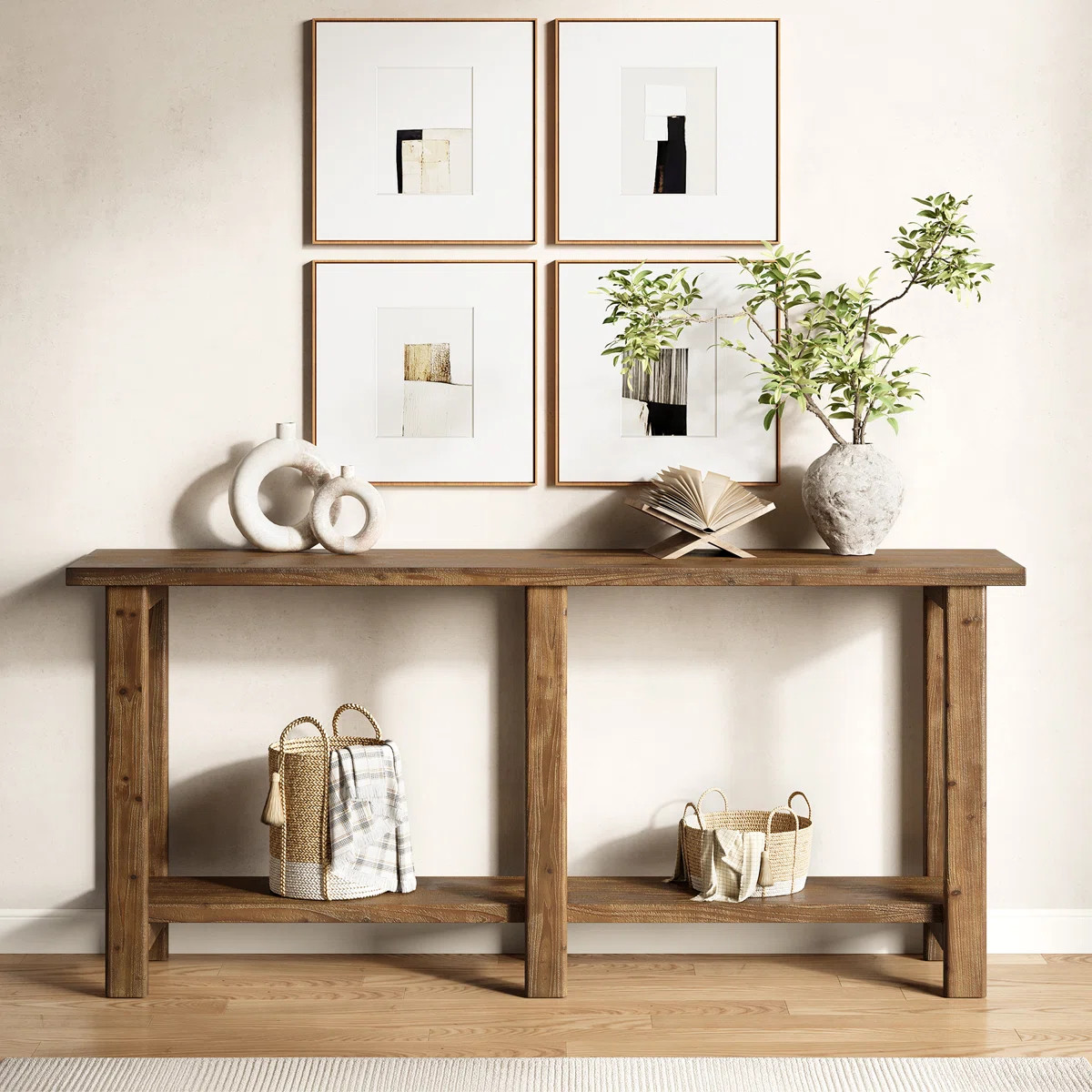 70.86" Solid Wood Console Table | Wayfair North America