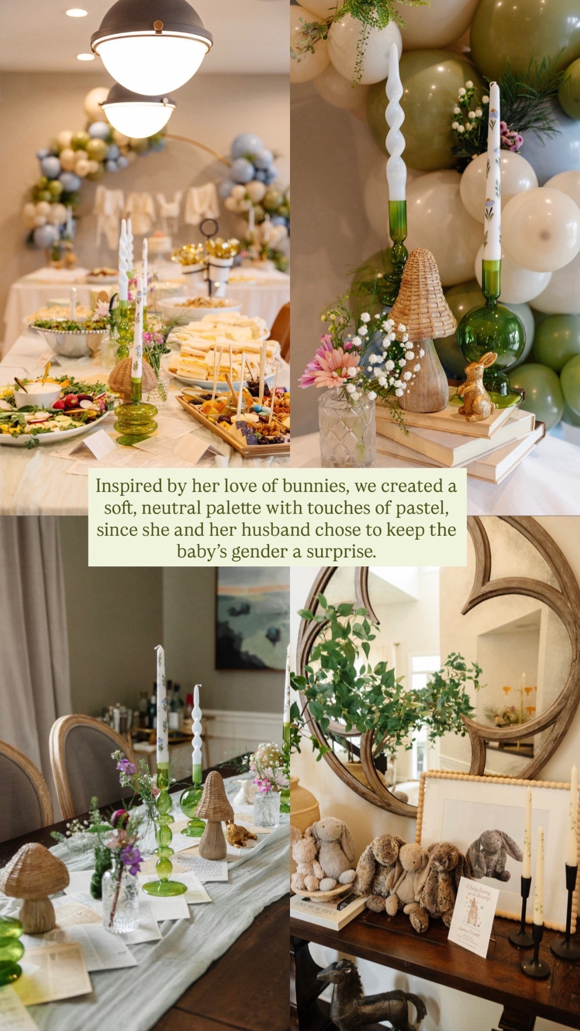 Easter decor, whimsical bunny baby shower theme @Etsy @Wayfair @amazonfindsandfashion 

#LTKBump #LTKHome #LTKSeasonal