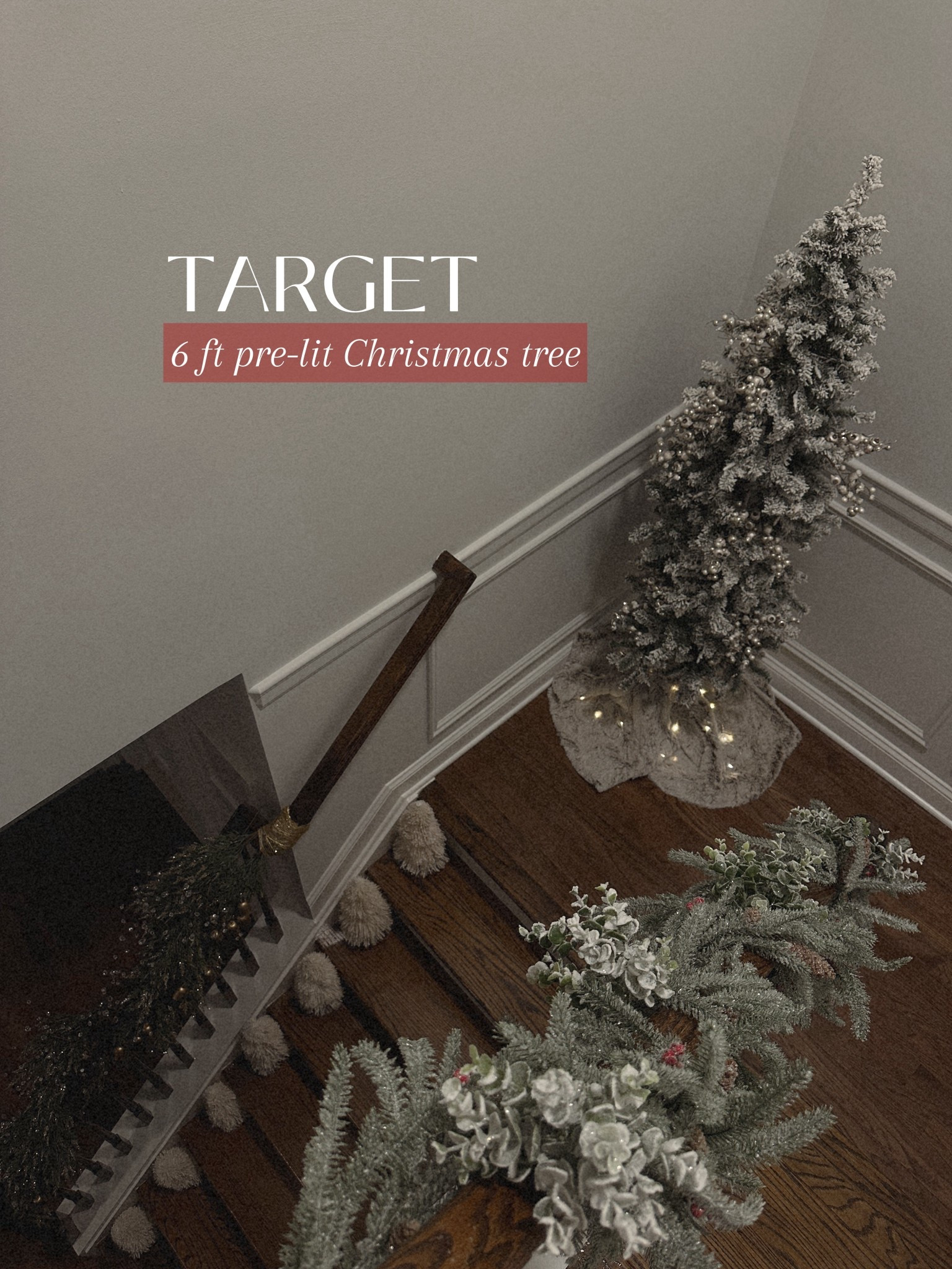 This little 6 ft pre-lit tree fits perfectly on our stairs & adds the softest cozy glow!
It’s the 6 ft pre-lit version from Target, super lightweight, suuuuuper easy to set up & has that flocked look everyone loves!
Perfect for corners, stair landings, nurseries, bedrooms, or anywhere you want that extra Christmas sprinkle without a huge tree 💃🏻👏🏼🎄
Shop it here on my LTK!!!! 

tree decor, Christmas tree, Target finds, pre-lit tree, flocked Christmas tree, small space decor, holiday home, staircase decor

#LTKHoliday #LTKFindsUnder100 #LTKFindsUnder50