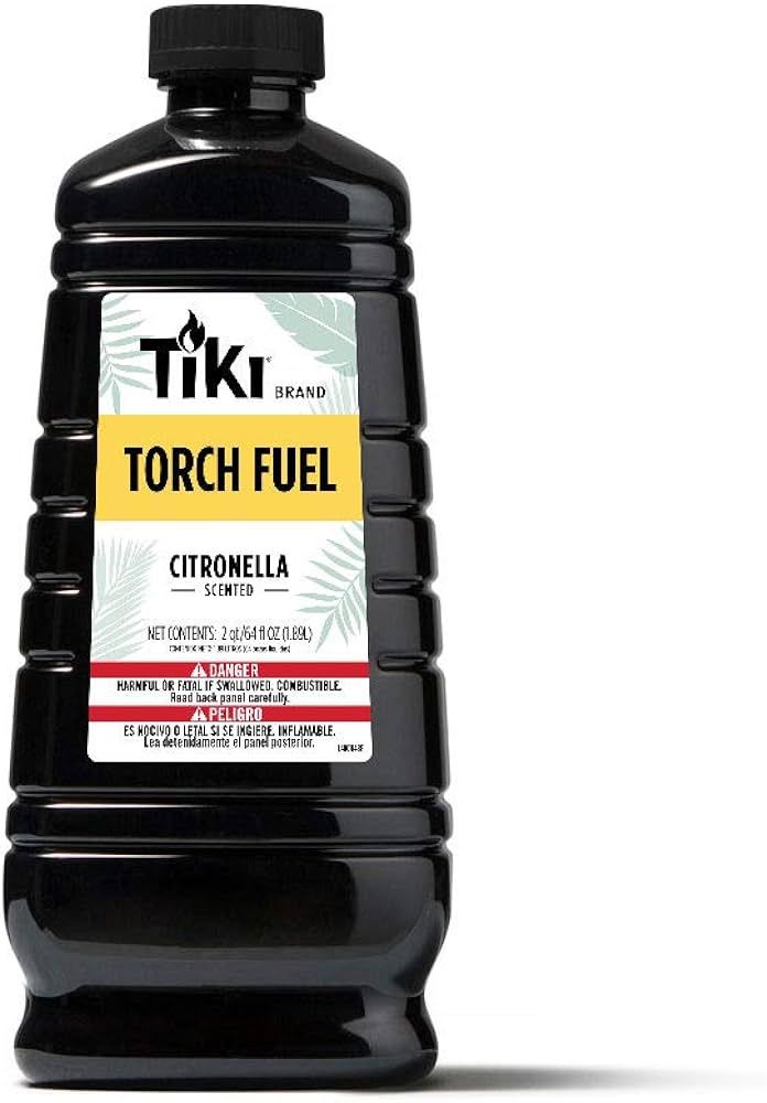 TIKI Brand Easy Pour TIKI Torch Fuel for Outdoors, Citronella Scented - 64 oz, 1216153 Black | Amazon (US)