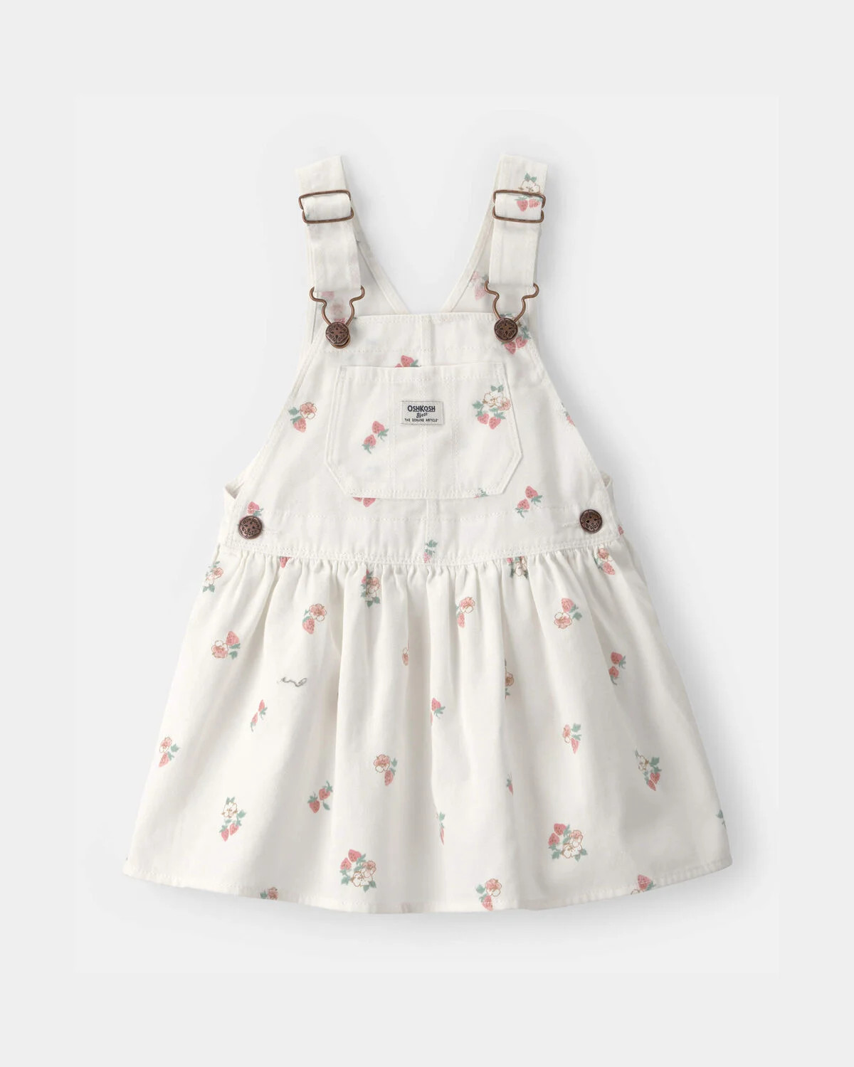 Toddler Girl Strawberry Skirtall - White - OshKosh B'gosh | Carter's | Carter's Inc