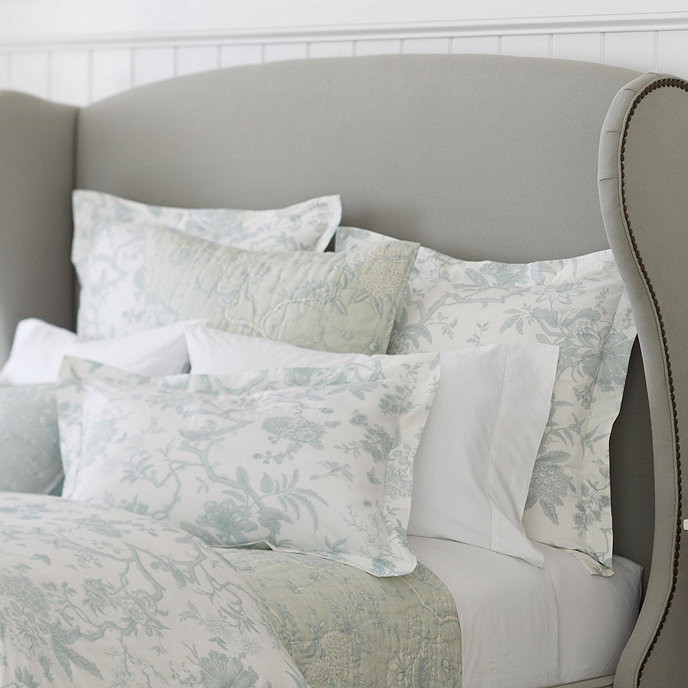 Jardin Toile Sham - Gray | Ballard Designs | Ballard Designs, Inc.