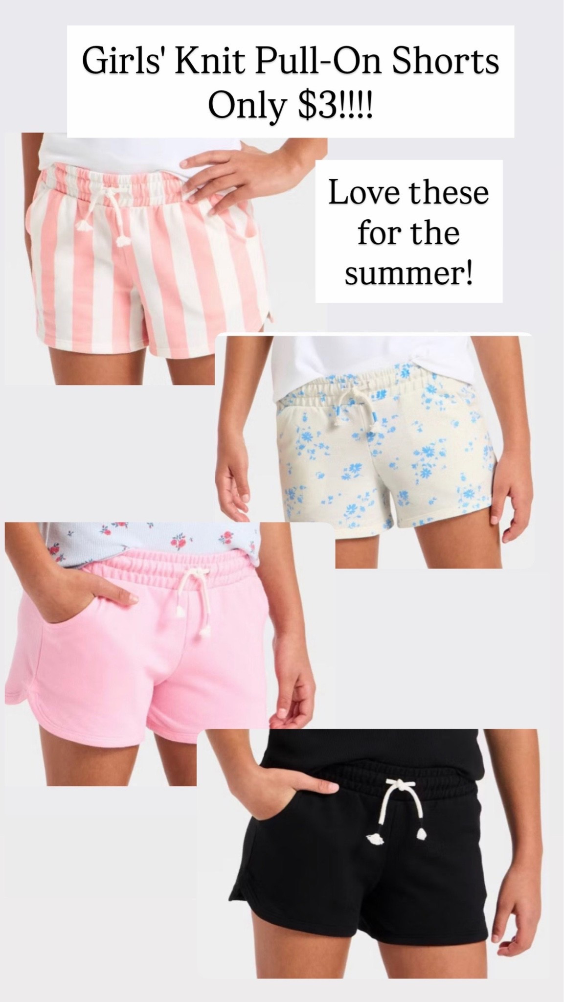 Girls' Knit Pull-On Shorts are $3!!!

#LTKKids #LTKSaleAlert
