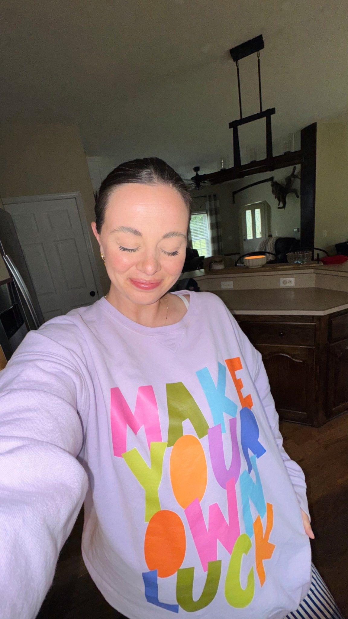 Wearing an XL - but it’s naturally oversized, wish I would have gotten a Large