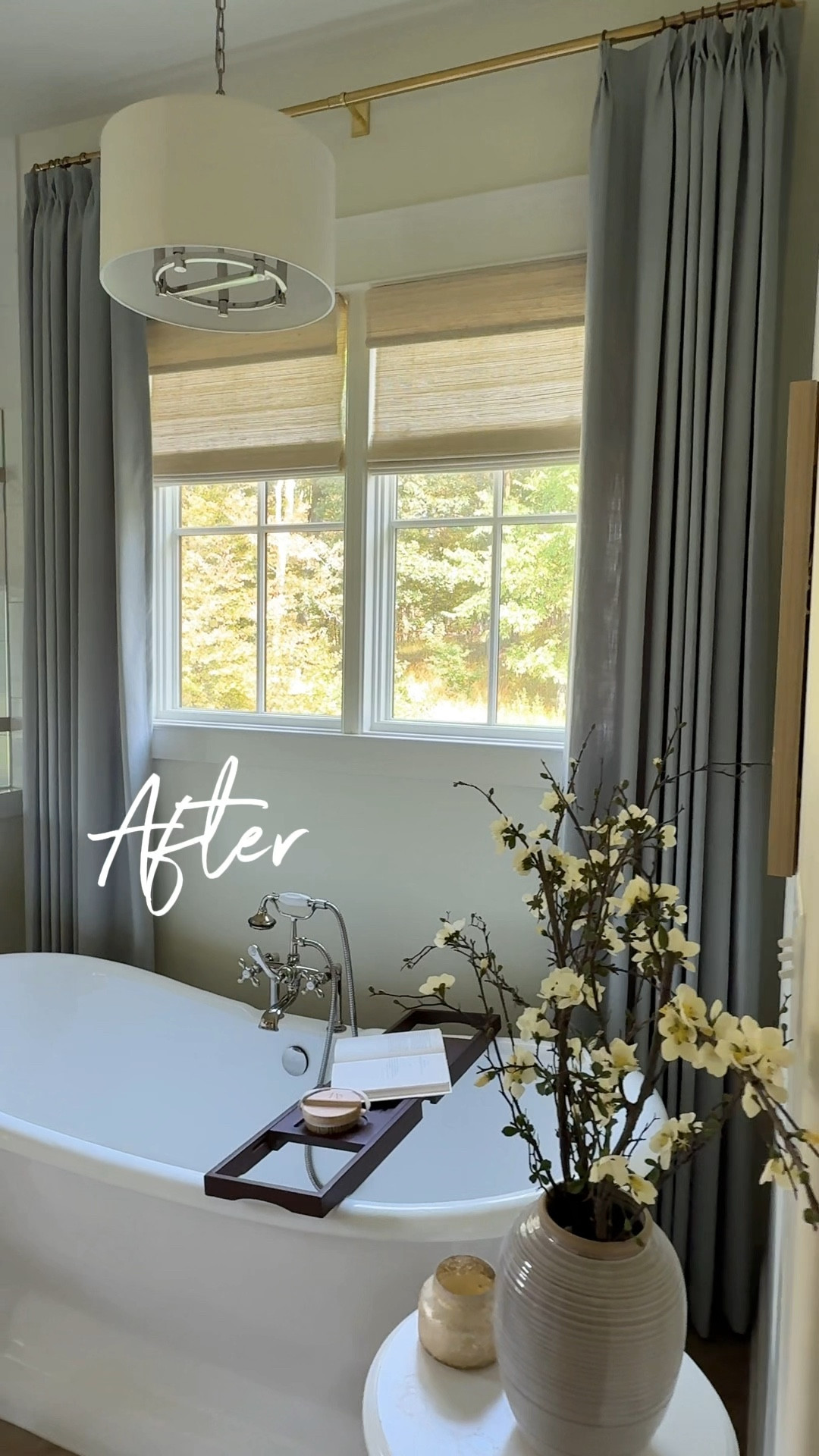 Paint and the right window treatments can completely transform a room—especially custom curtains that add softness, height, and a polished designer look. These are the Isabella cotton curtains in the color Winter Sky with a triple pleat header, privacy lining, and memory training for that tailored drape. I paired them with natural bamboo woven shades for a layered, classic-meets-cozy look.

If you’re looking for ideas on custom curtains, pleated curtain styles, or choosing the right window treatments for your home, hopefully this will serve as some inspo  It’s a simple update that brings instant warmth, texture, and character to any space. 

#LTKHome