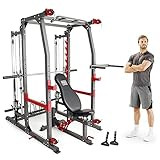 Marcy Smith Machine Weight Bench Home Gym Total Body Workout Training System SM-4903, black | Amazon (US)
