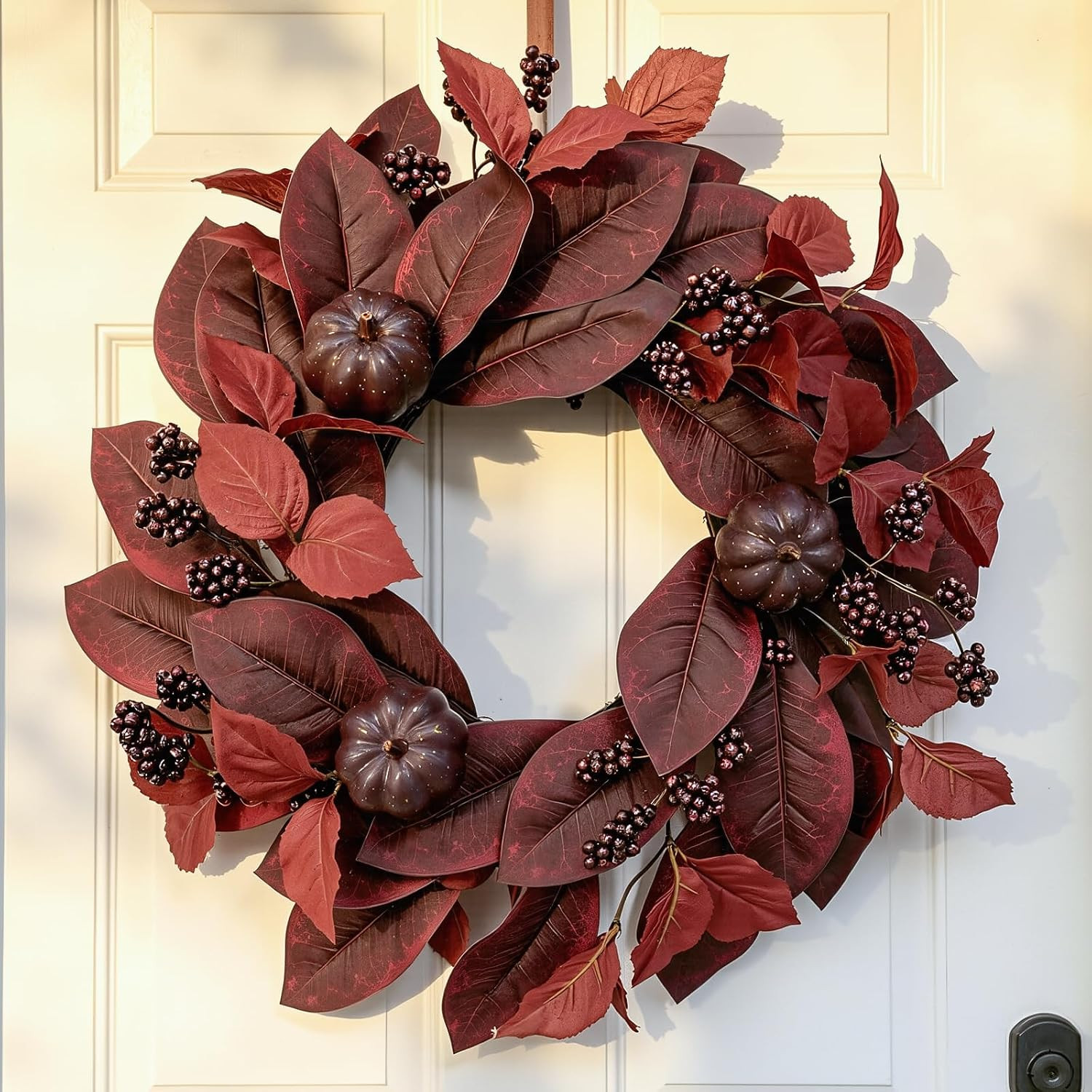 24" Fall Wreaths for Front Door, Fall Decor for Harvest Thanksgiving | Amazon (US)