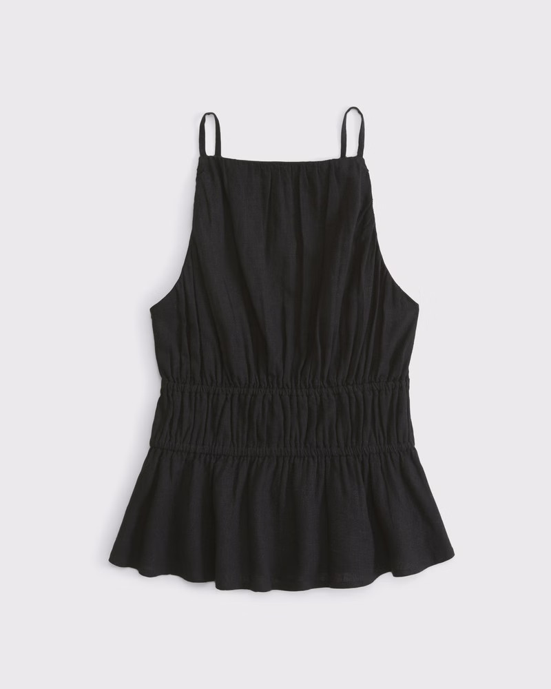Smocked Halter Top | Abercrombie & Fitch (US)