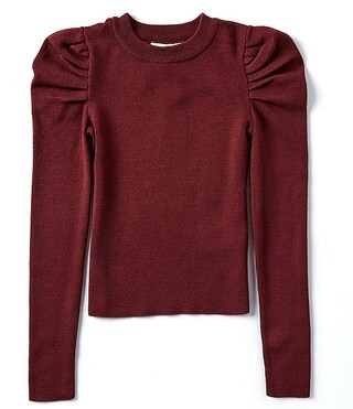 Big Girls 7-16 Long Sleeve Rouched Sweater | Dillard's