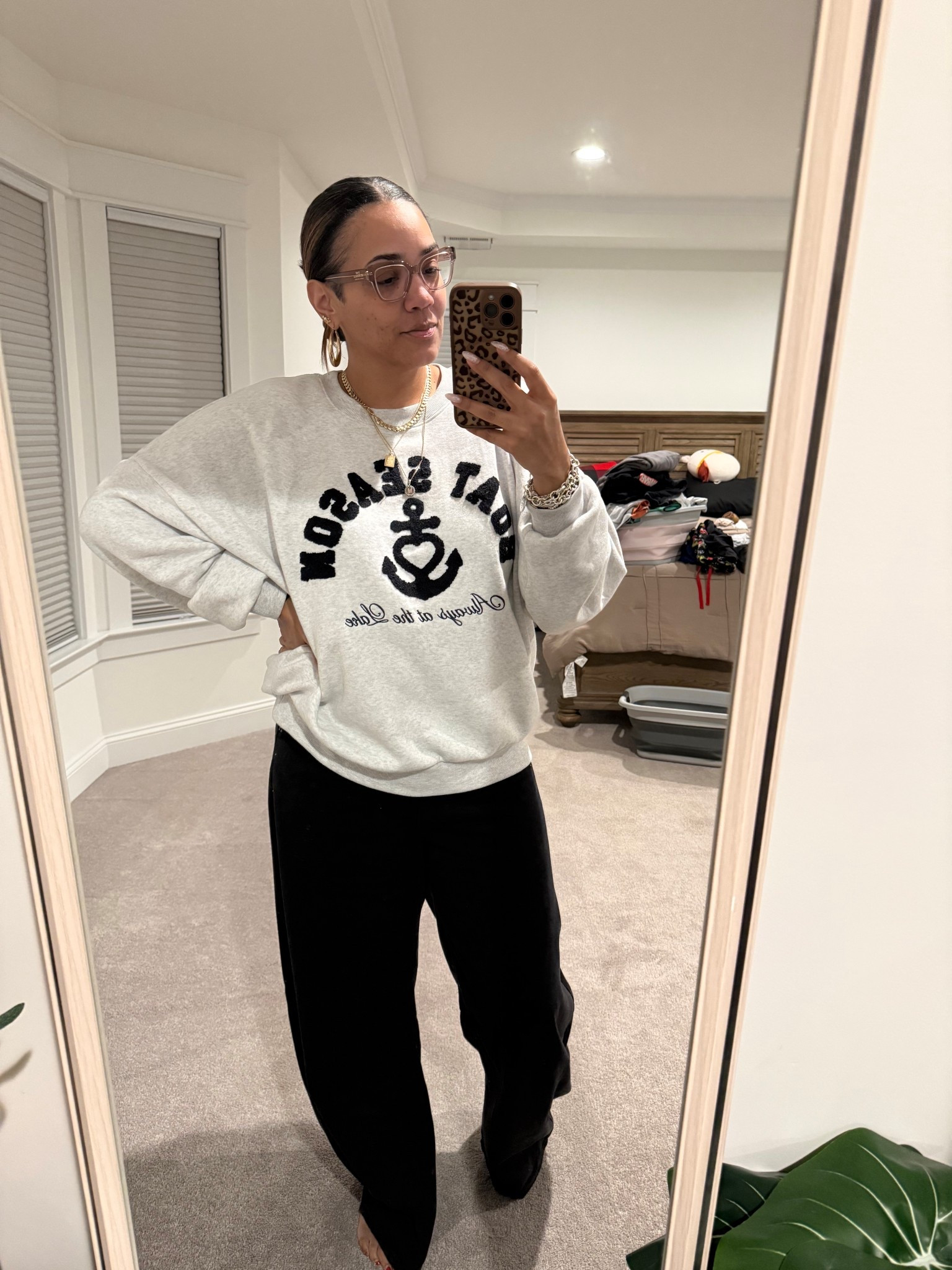 The best barrel jeans ever!! So flattering and comfy! Also, how cute is this sweatshirt for boat season! 

#LTKootd #LTKOver40 #LTKmomlife