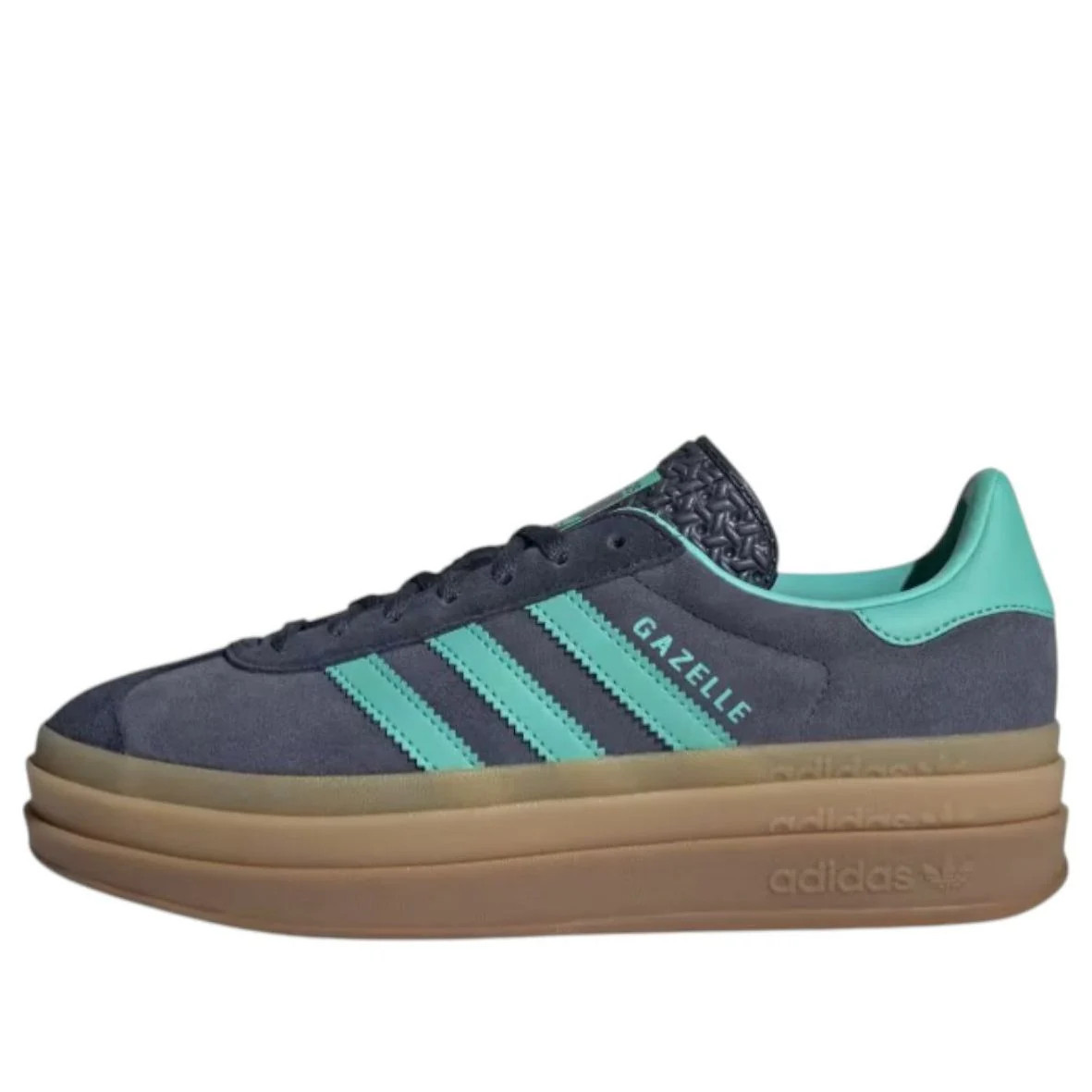 adidas(WMNS) adidas Gazelle Bold 'Shadow Navy Acid Mint' | KICKS CREW