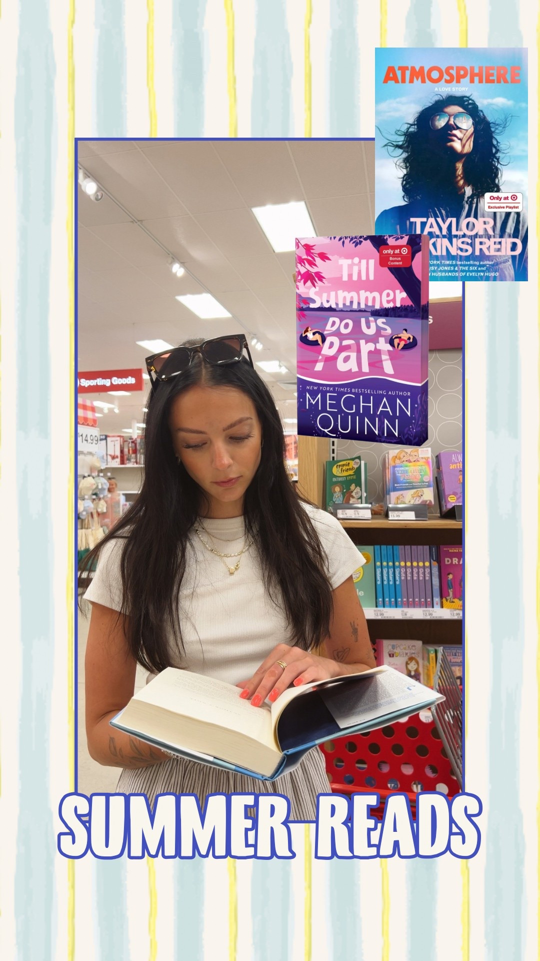 #ad Summer reading szn has begun 😌📚☀️ 
#Target #TargetPartner #TargetBooks #Target @Shop.LTK #liketkit https://liketk.it/5fyJL

#LTKSummerEdit
