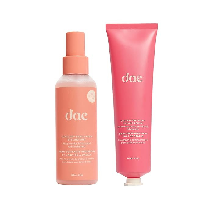 DAE Agave Dry Heat & Hold Styling Mist & Cactus Fruit 3-1 Styling Cream | Amazon (US)