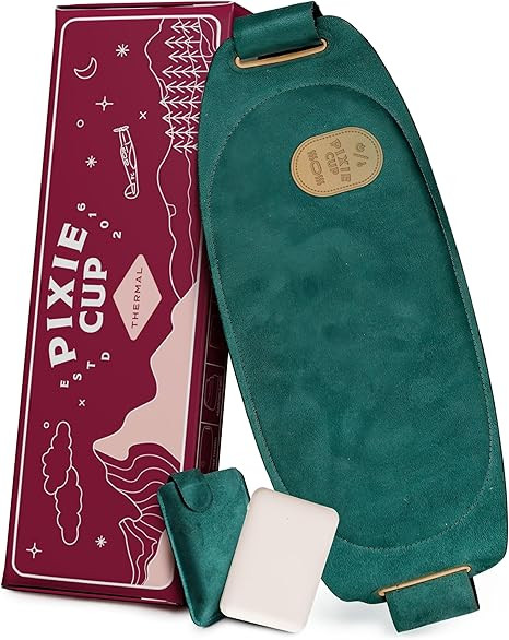 Pixie Period Heating Pad for Cramps - Thinnest Wearable Heating Pad - Unnoticable Under Clothes -... | Amazon (US)