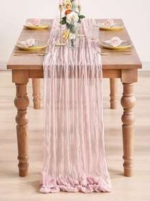 1pc Solid Table Runner SKU: sh2211036260624533(29 Reviews)$6.00Make 4 payments of $1.50 $5.70Join... | SHEIN