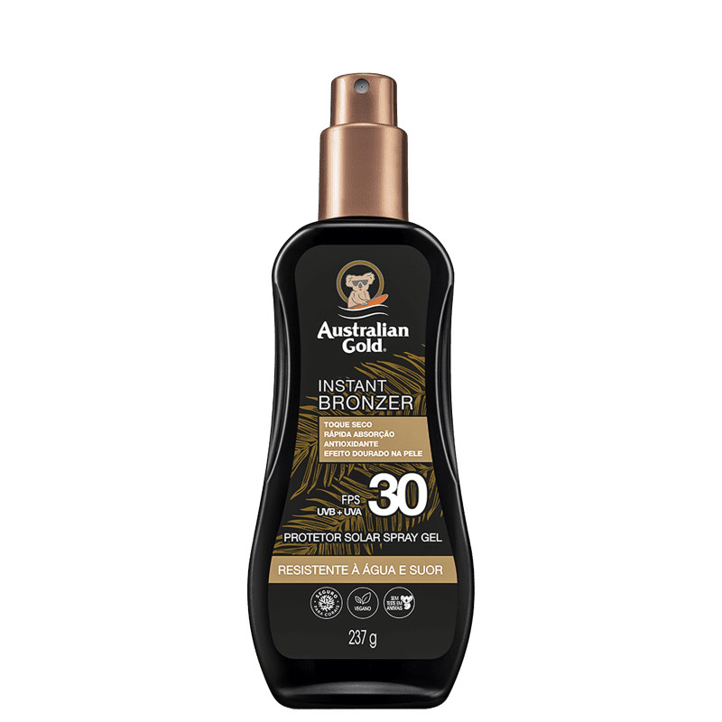 Australian Gold Instant Bronzer FPS 30
             - Protetor Solar em Spray 237g | Beleza Na Web (BR)