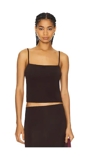 Serafine Top en Chocolate Brown | Revolve Clothing (Global)