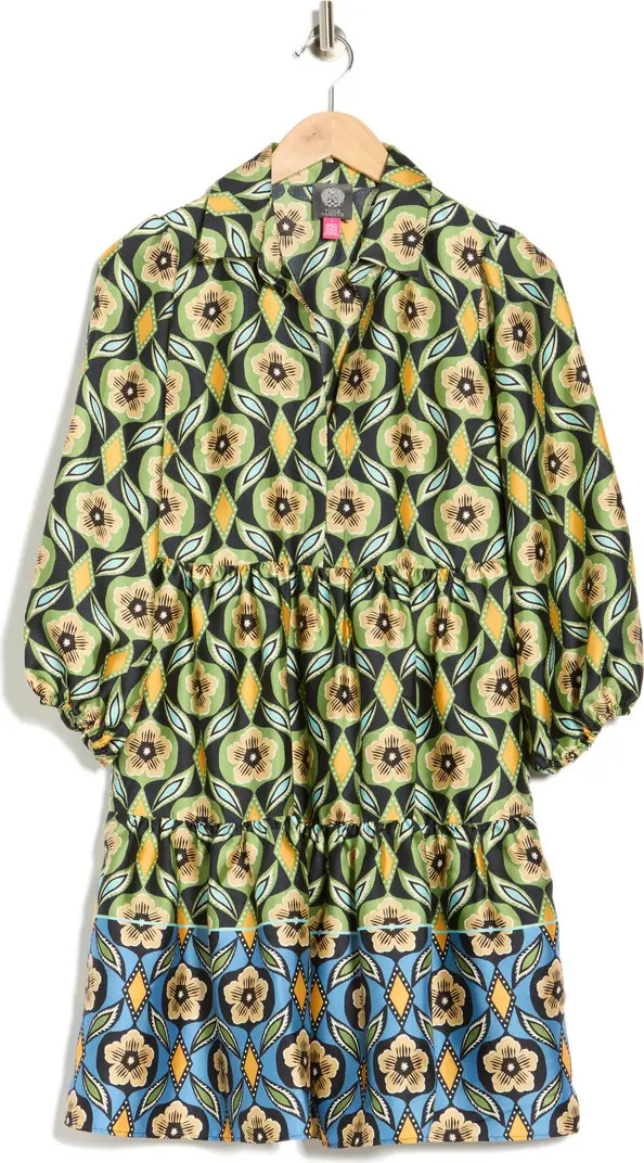 Vince Camuto Three Quarter Sleeve Tiered Dress | Nordstromrack | Nordstrom Rack