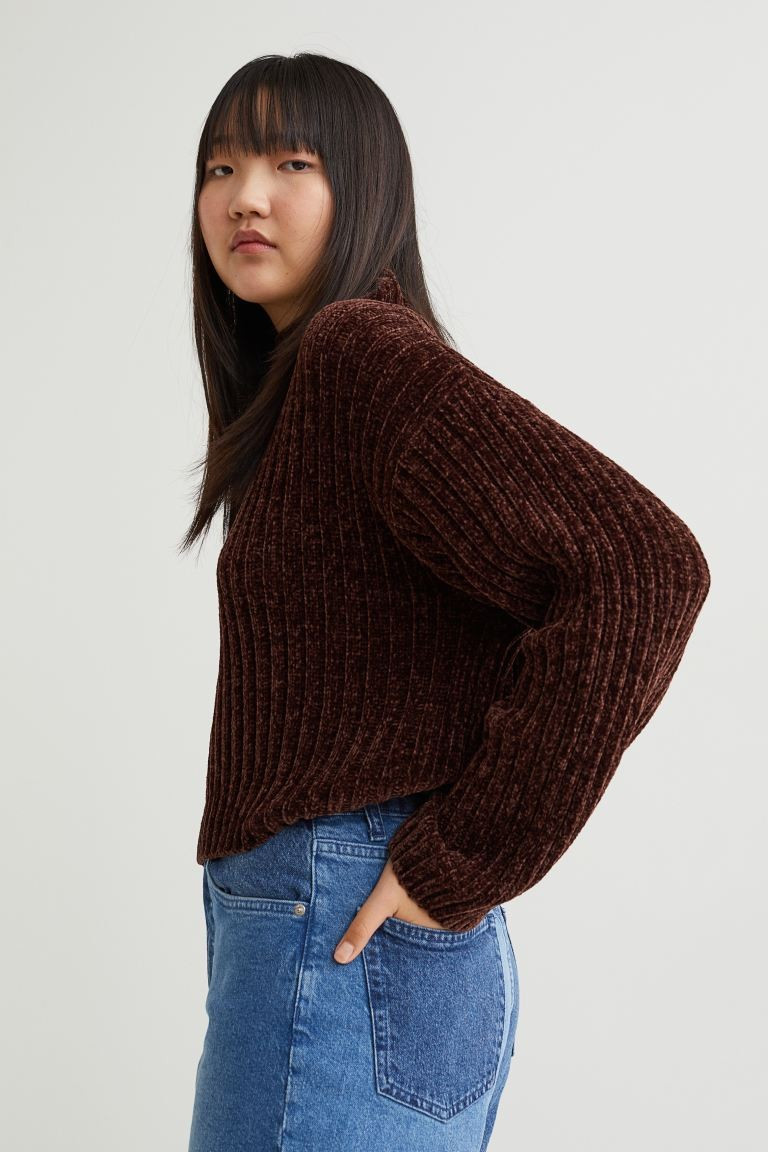 Ribbed Chenille Sweater | H&M (US + CA)