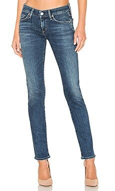 Citizens of Humanity Racer Low Rise Skinny in Caspian from Revolve.com | Revolve Clothing (Global)