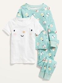 Unisex 3-Piece Printed Pajama Set for Toddler & Baby | Old Navy (CA)
