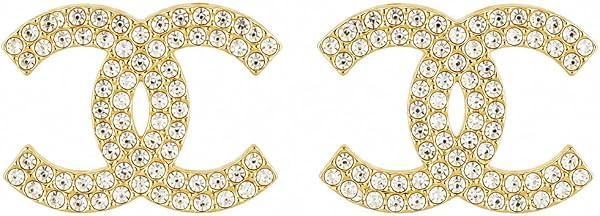Women's sparkling, fully pav\u00e9-set intertwined stud earrings\u2014luxurious yet minimalist go... | Amazon (US)