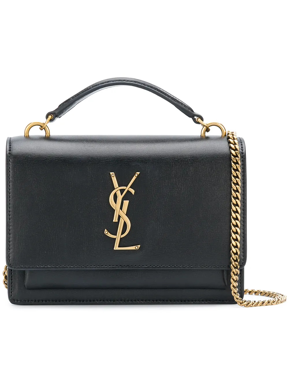 Saint Laurent Cassandra chain bag - Black | FarFetch Global
