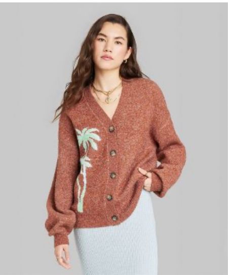 Palm tree cardigan 🌴🎯

#LTKSeasonal #LTKHoliday #LTKGiftGuide