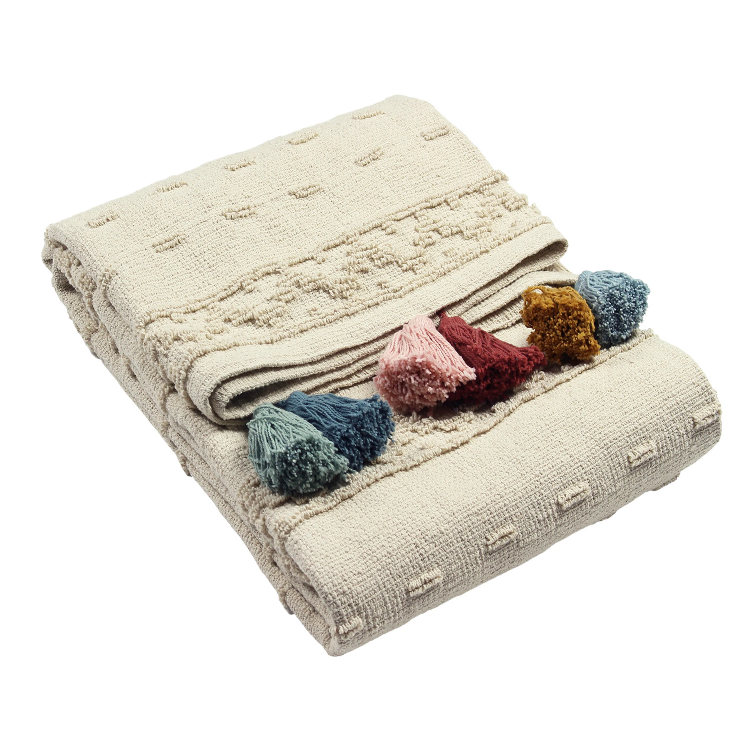 Boho Hand Woven Throw Blanket | Wayfair UK