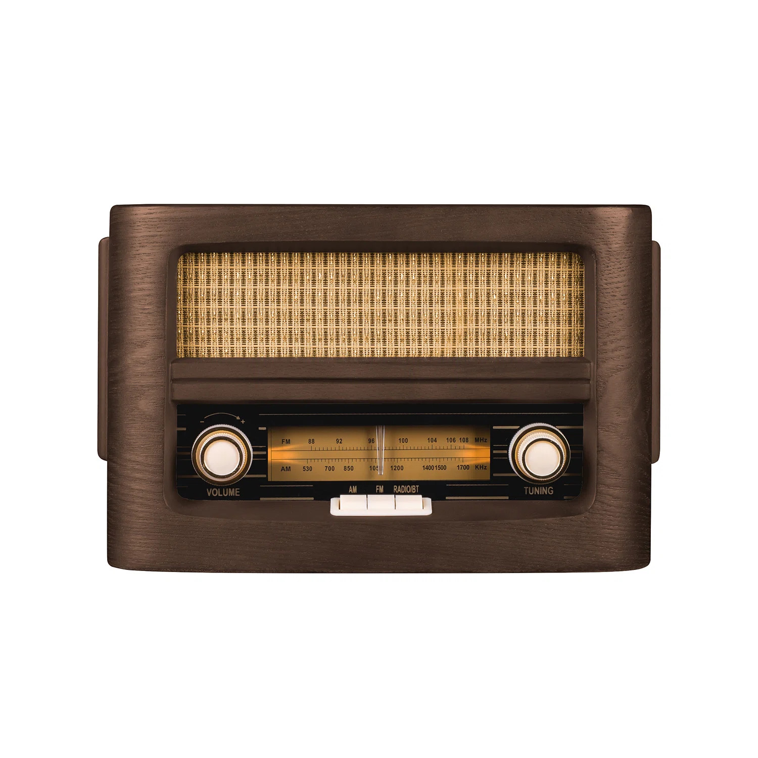 Decorative AM/FM Radio with Bluetooth and Wireless Phone Charger | Wayfair North America