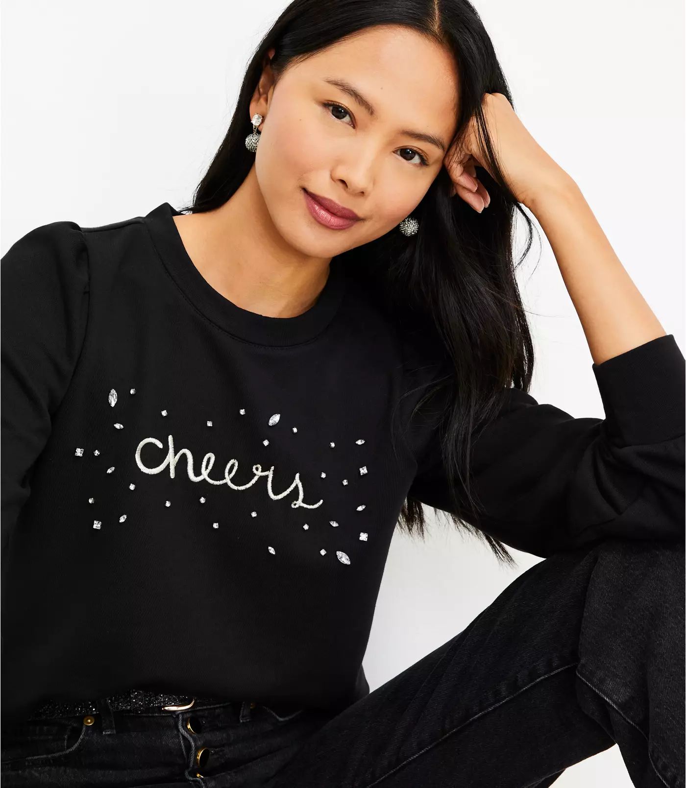 Cheers Sweatshirt | LOFT